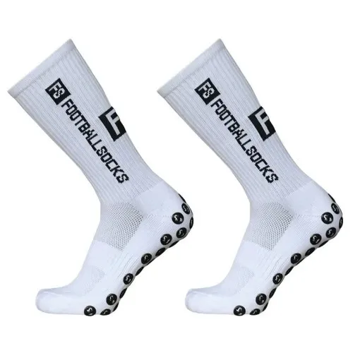 Chaussettes Antidérapantes Football Socks Blanche pour Enfant 