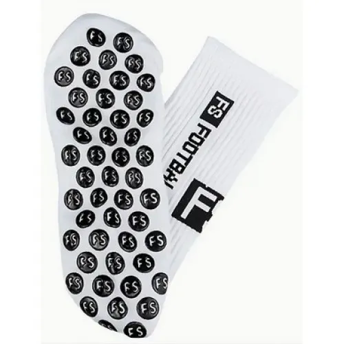 Chaussettes Antidérapantes Football Socks Blanche pour Enfant 